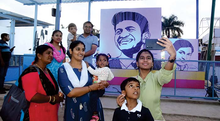 City artist’s reel works turn photo zone at Dasara Exhibition Grounds 