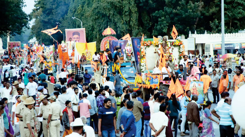 Mysuru Ganesha Utsava concludes with procession of Ganesha idols