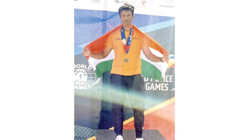 Secures medal in World Police and Fire Games-2022