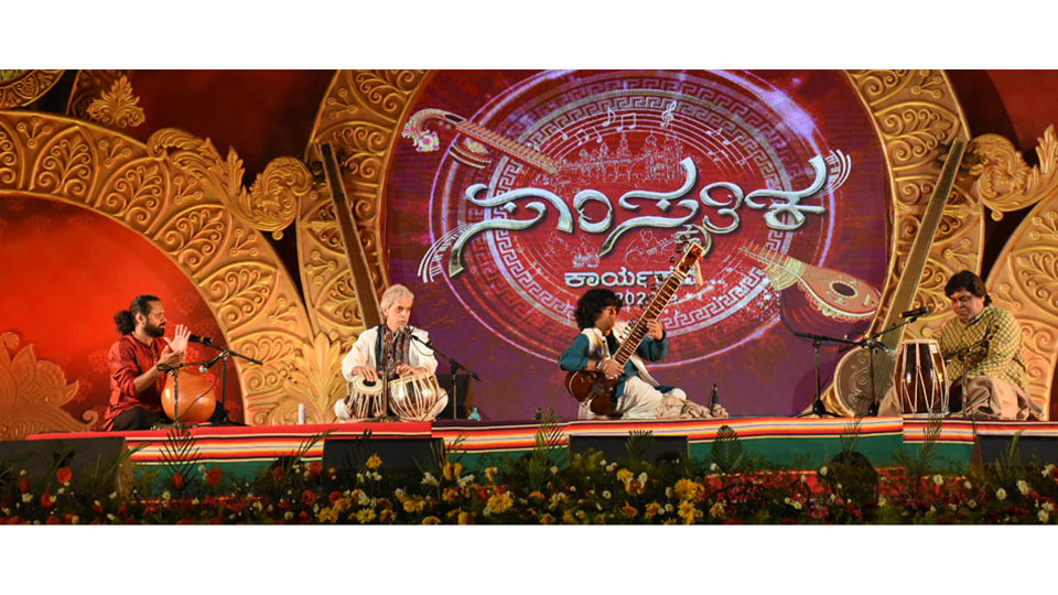 Dasara Cultural programmes at Mysore Palace