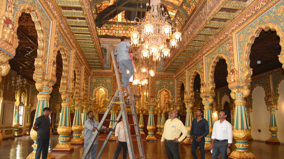 Palace gets royal sheen for Navarathri celebrations
