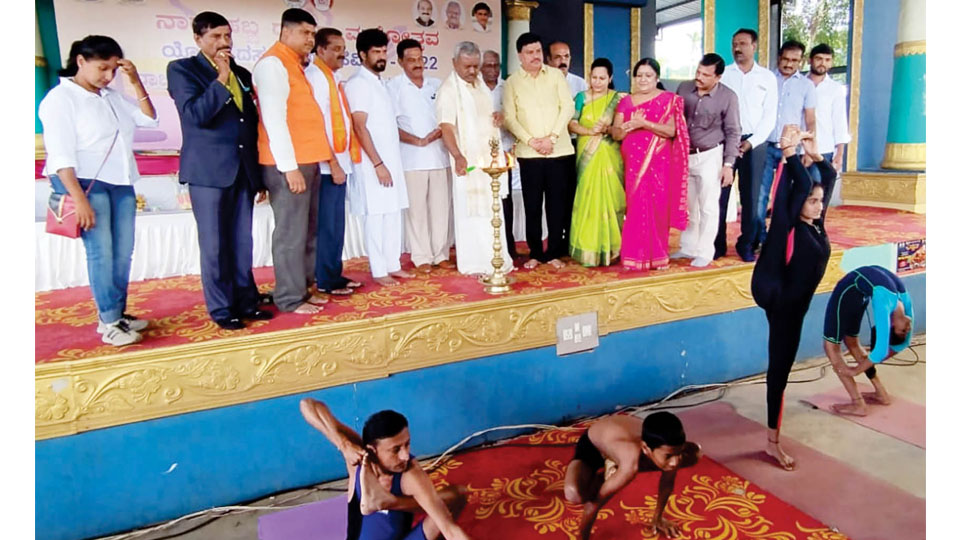 State-level Dasara Yoga contest
