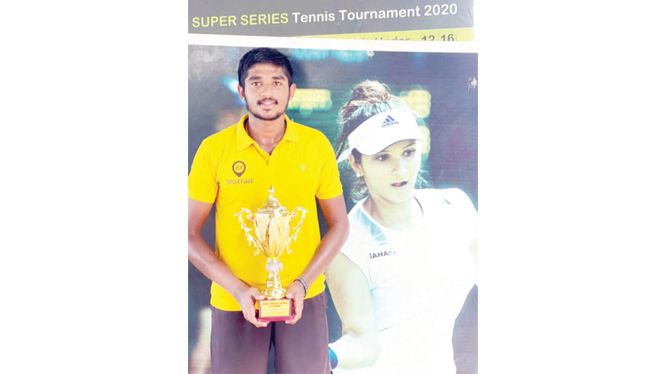City boy wins AITA Men’s Rs. 1 Lakh Tennis Tourney