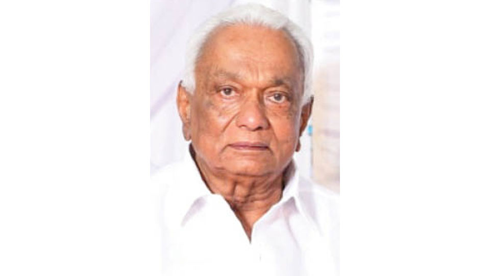 Former Corporator M. Narayanappa passes away