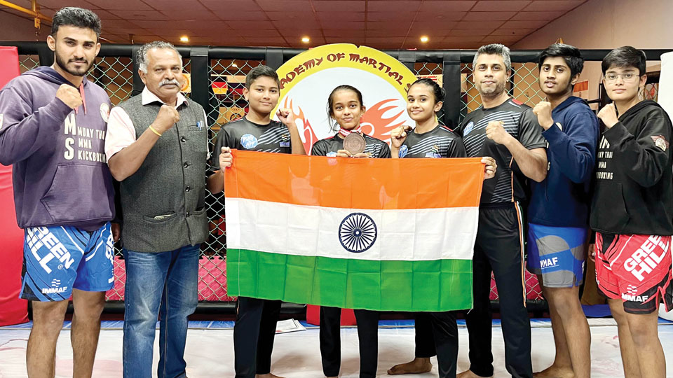 City MMA athlete wins bronze for India