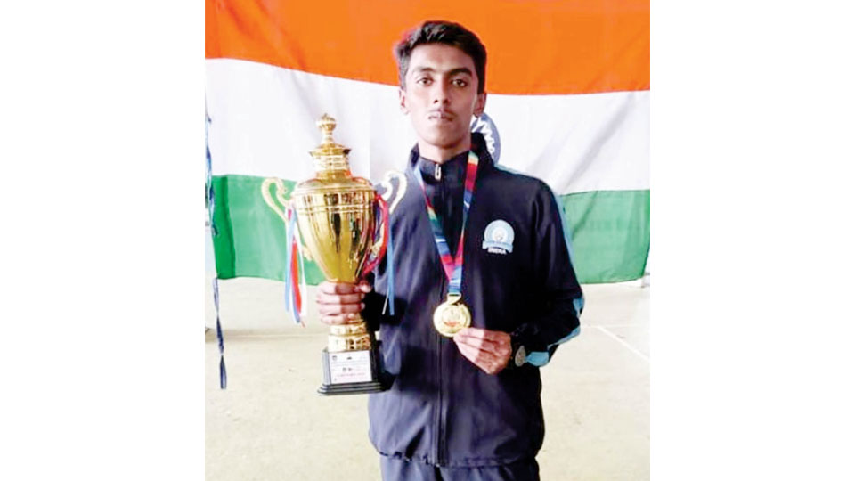 City boy wins gold in International Targetball Achievers Cup