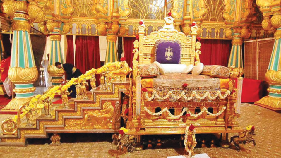 Golden Throne to be assembled on Sept. 20