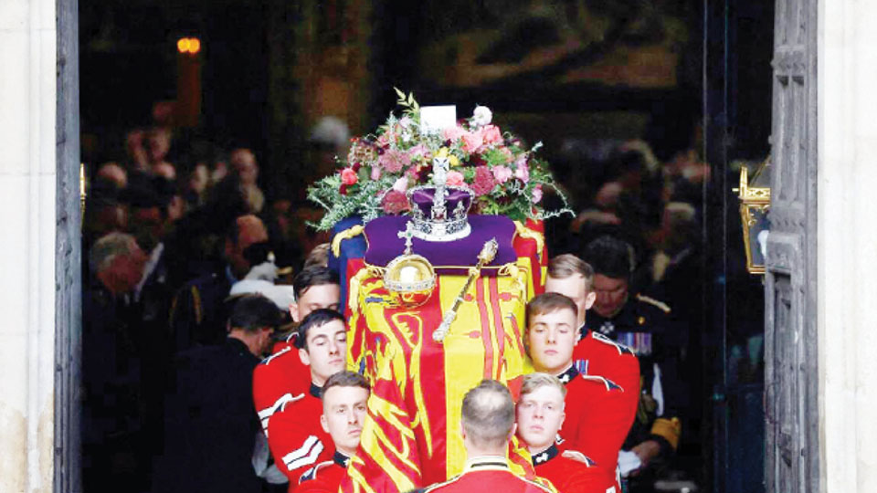 Queen put to rest with Philip, her parents in Windsor Chapel