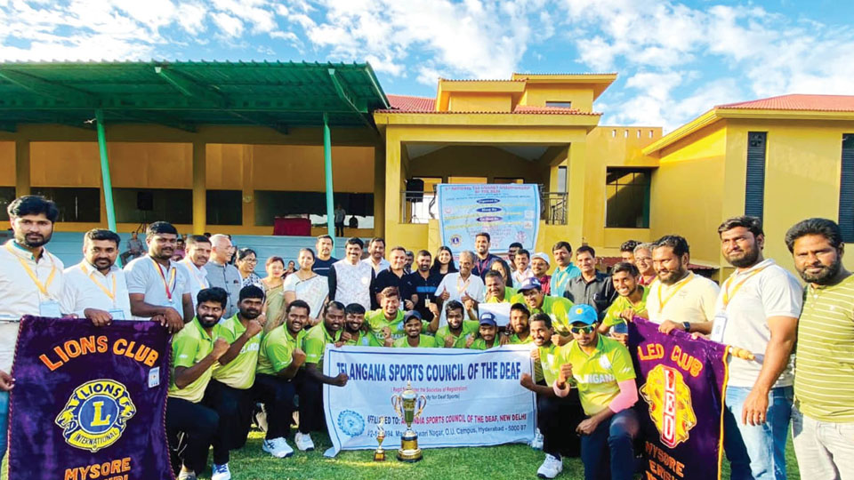 Winners of 6th National T20 Cricket Championship of the Deaf