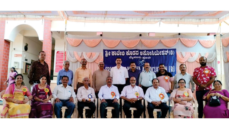 New office-bearers of Sri Kavery Kodava Association, Mysore East