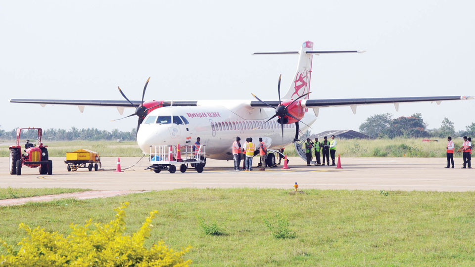 Passenger movement at Mysore Airport doubles