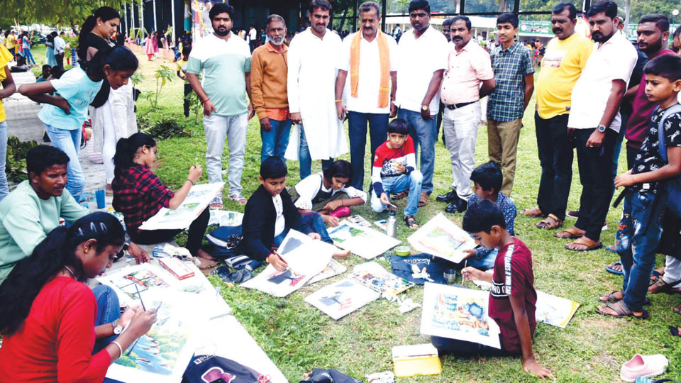 Drawing contest, mass-feeding mark Puneeth Rajkumar’s death anniversary