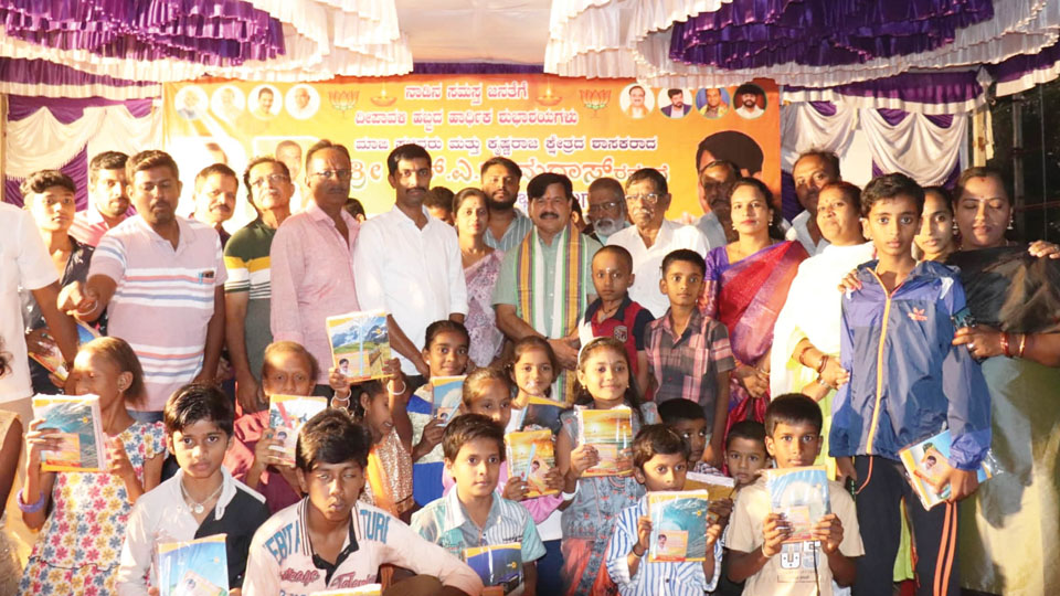 Service activities mark S.A. Ramdas’ birthday: MLA adopts Govt. Higher Primary School