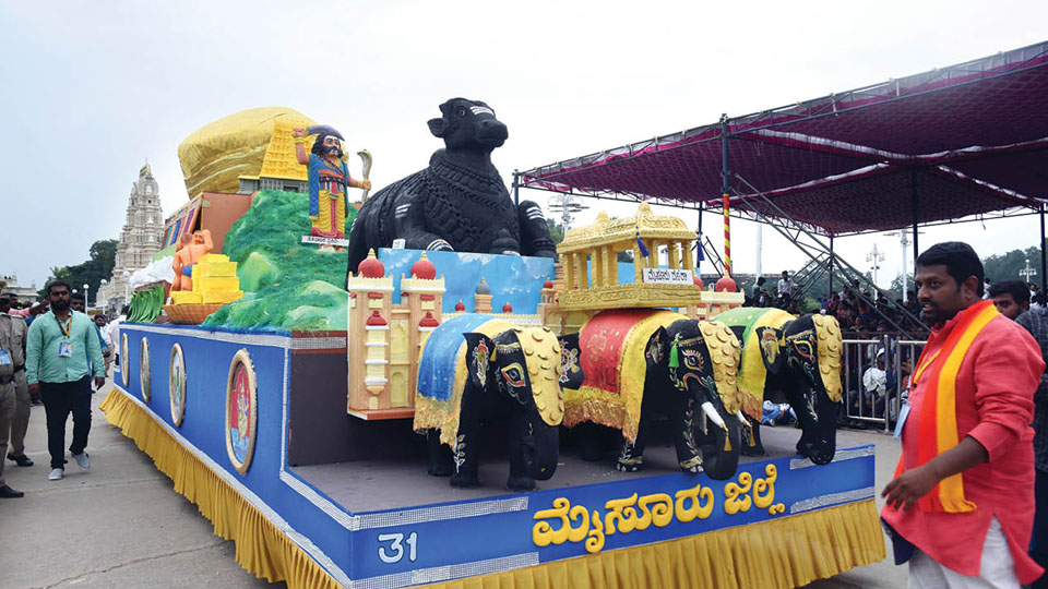 48 tableaux in Dasara procession