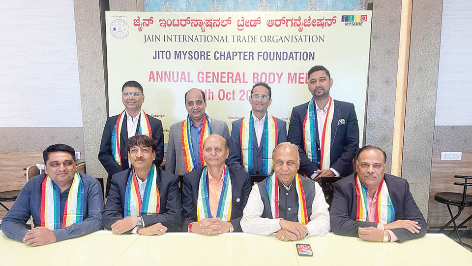 Elected to JITO Mysore Chapter Foundation