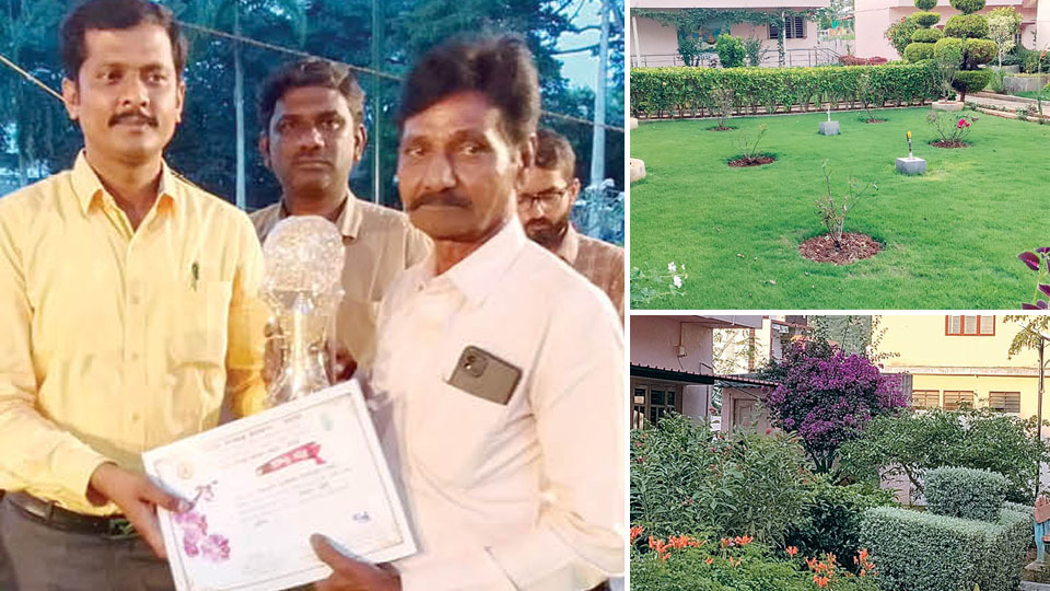 Pejawar Sridhama’s Sasyodhyana bags first place in Dasara Garden Contest