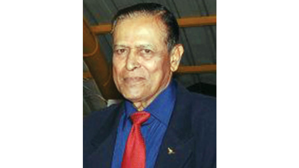 Former JWGC President Dr. N.M. Caveriappa passes away
