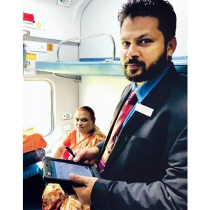 SWR introduces Hand Held Terminals service in trains