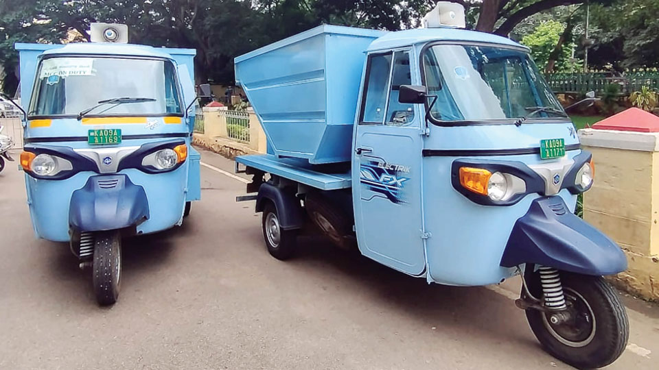 Going Green: MCC uses e-autos to collect waste
