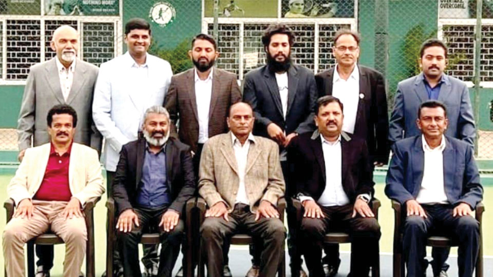 New team of Mysore Tennis Club