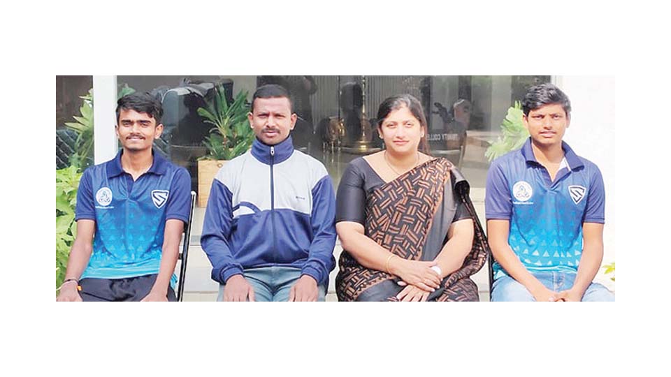 Shuttle Badminton: Selected to represent Mysore Varsity