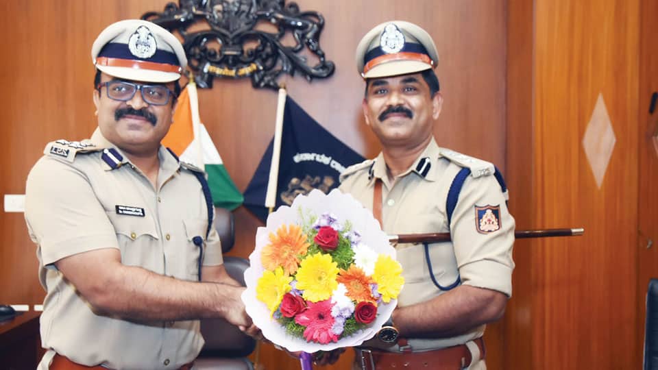 B. Ramesh takes charge as City Police Commissioner