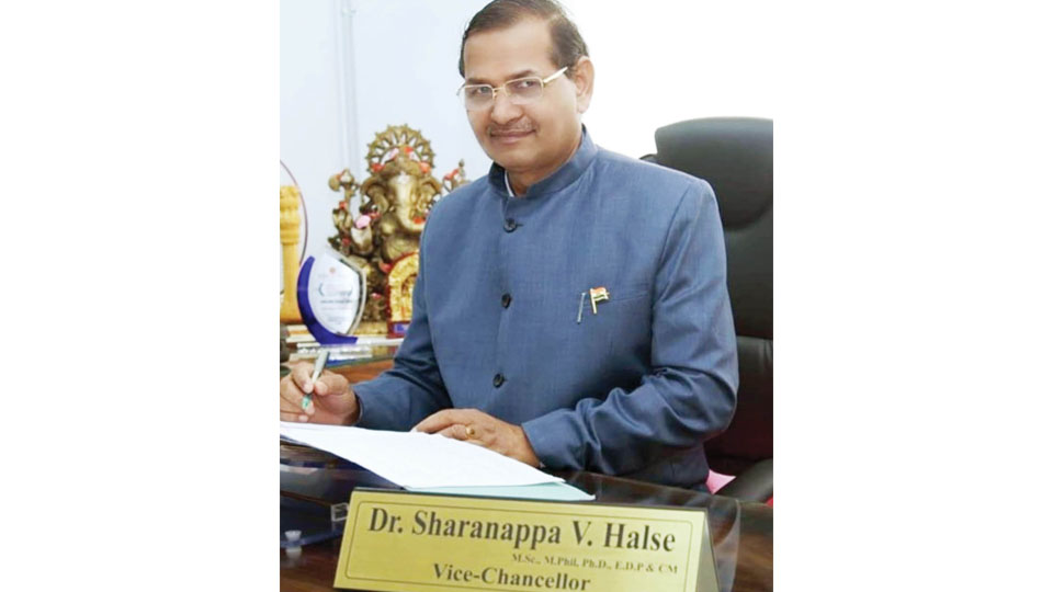 Prof. Sharanappa Halse takes charge as KSOU VC