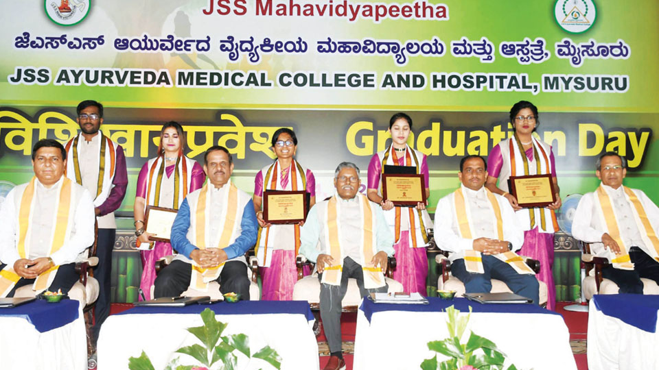 JSS Ayurveda Medical College Convocation: 100 conferred Degrees