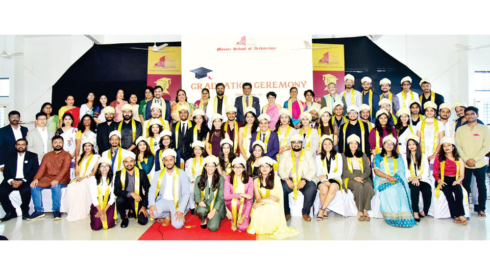 Fourth Graduation Day of Mysore School of Architecture held