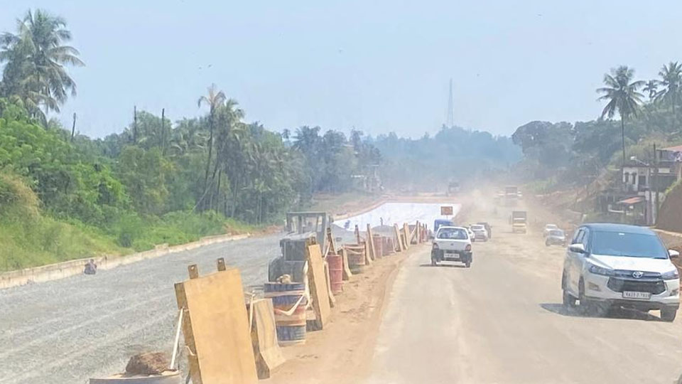 Unscientific road expansion work on Mangaluru NH 75