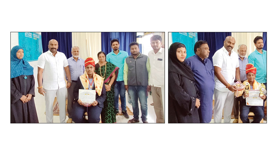 Students who excelled in sports honoured