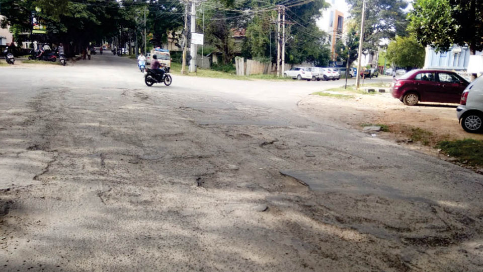 Dilapidated condition of roads; callous attitude of netas