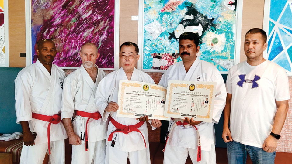 City Master receives highest rank in Karate and Kobudo