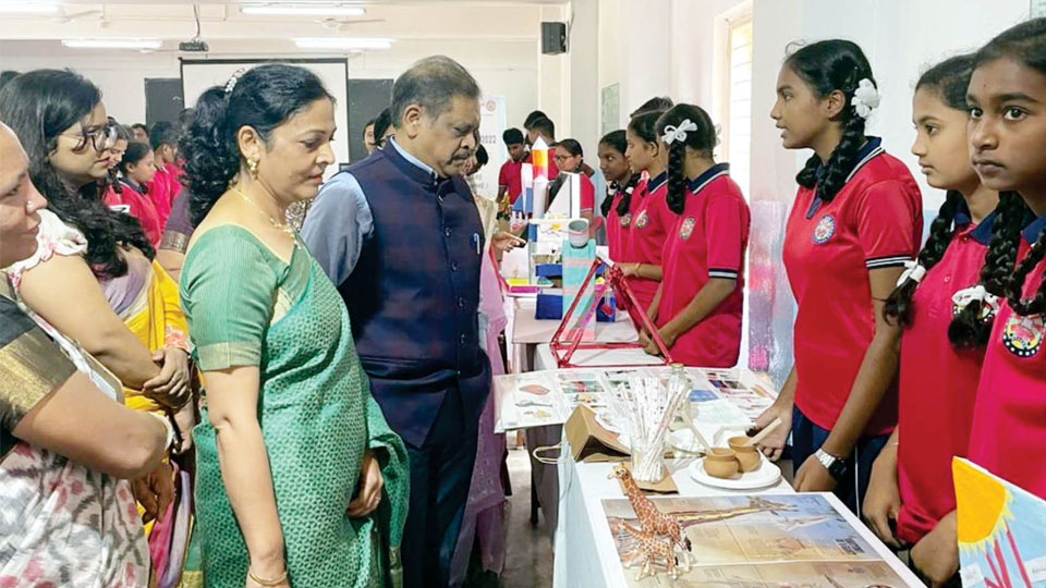 DRM inaugurates Science Day at Lalitha High School