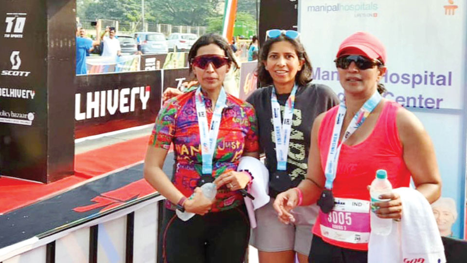 Mysuru women’s team bags medals in Ironman Goa 70.3 relay