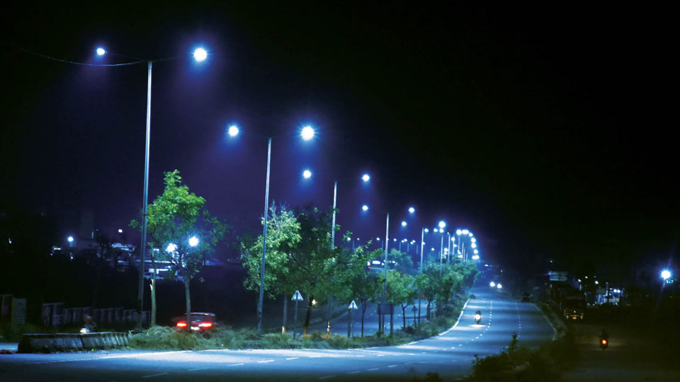 Outer Ring Road LED lights