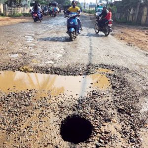 Gaping hole exposes state of infrastructure