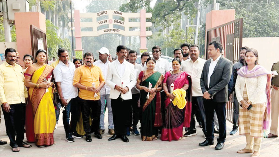 Mayor led MCC team in Varanasi
