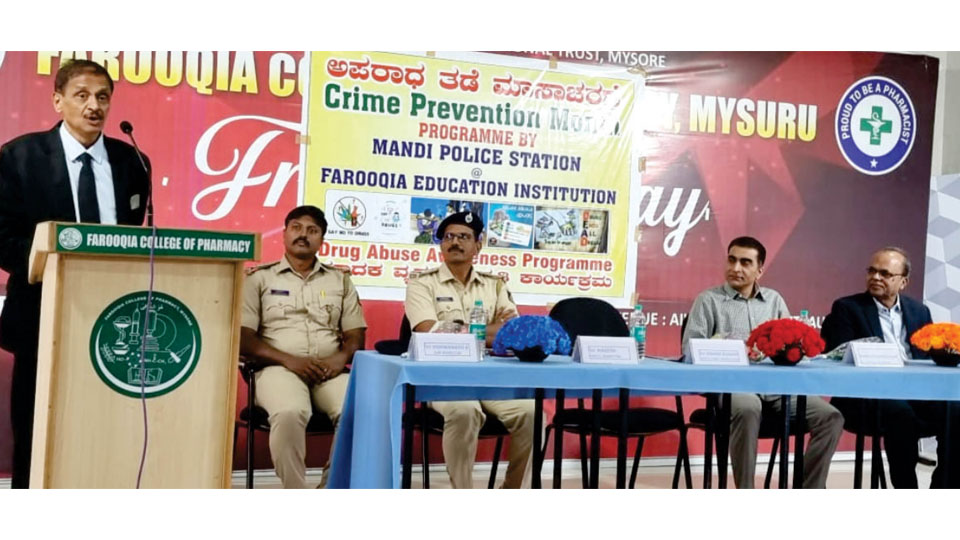 Awareness on crime prevention at Farooqia