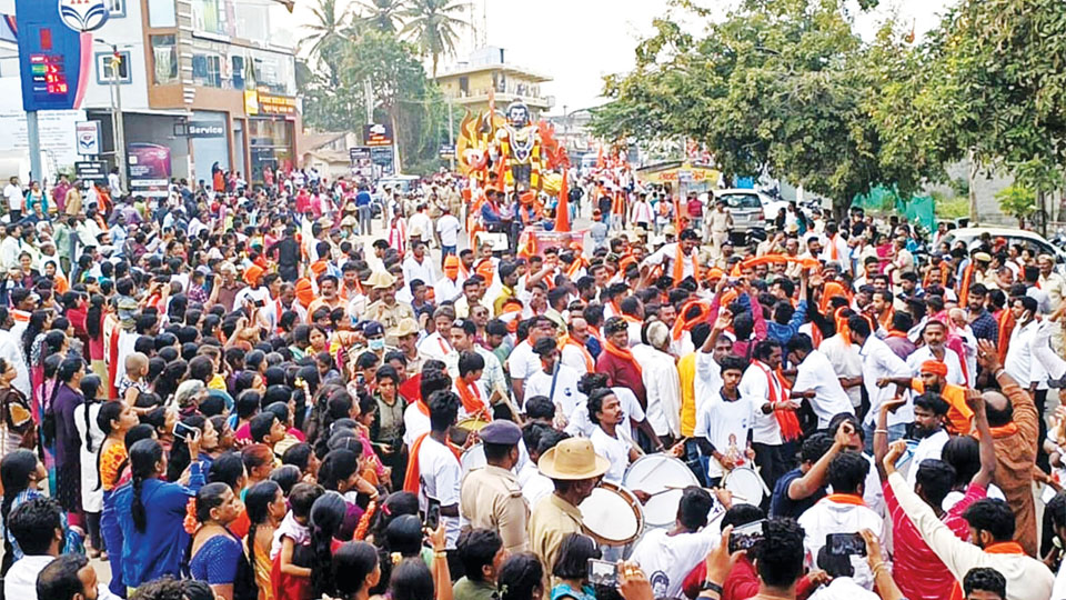 Grand Hanuma Jayanti celebrated at Hunsur