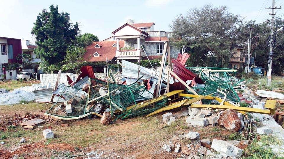 MUDA clears encroachment on Park sites