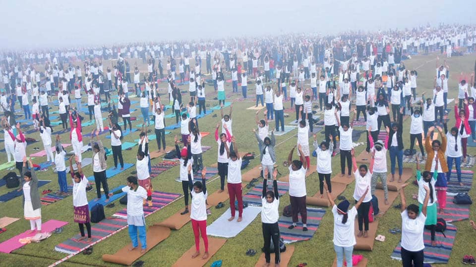 Over 41,000 stretch out for Yogathon