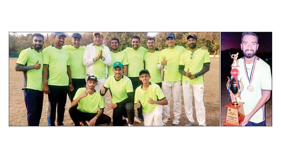 Winners of Inter-Kodava Sangha Cricket Tourney