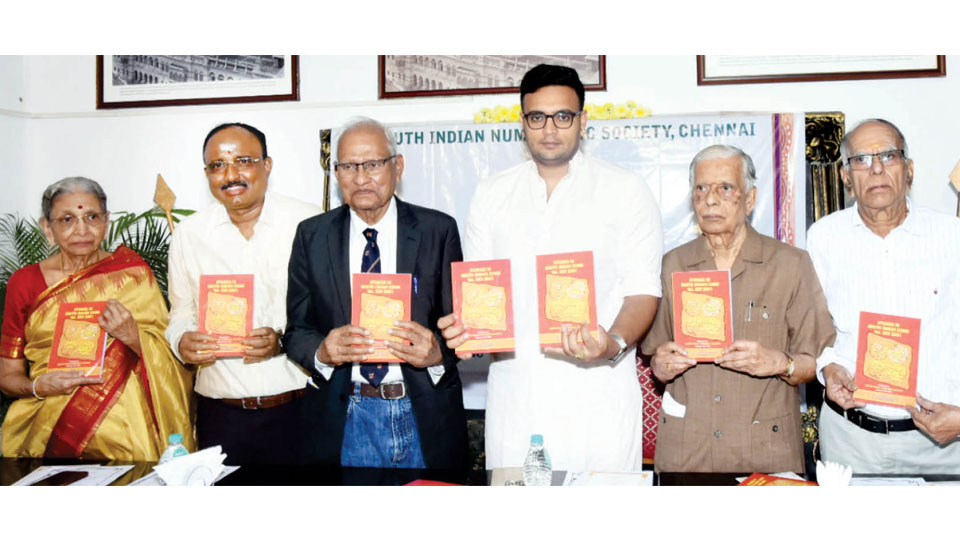Dr. AVN’s book ‘Studies in South Indian Coins’ released