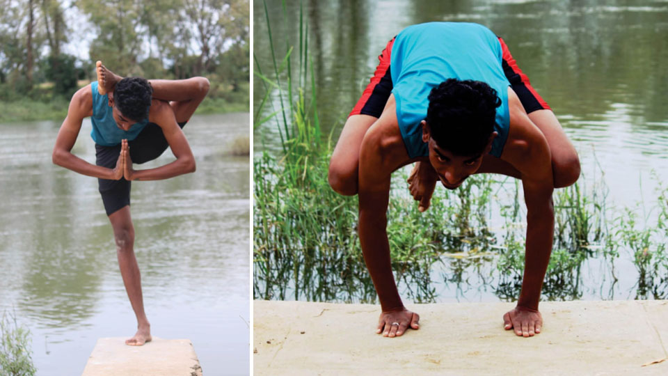 Village boy selected for State-level Yoga Contest