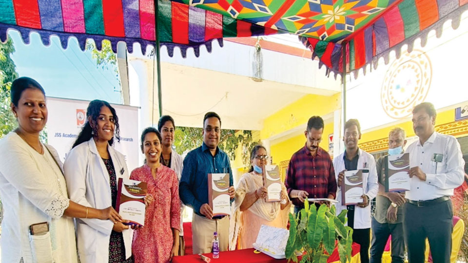 JSS Medical College launches Family Adoption Programme at Hanchya