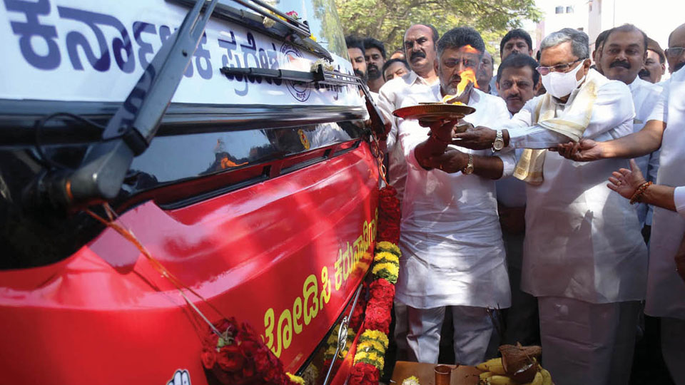 Congress launches ‘Prajadhwani’ Bus Yatra from Belagavi