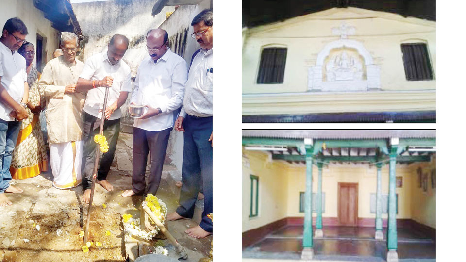 Renovation of heritage building behind Venugopalaswamy Temple in city launched