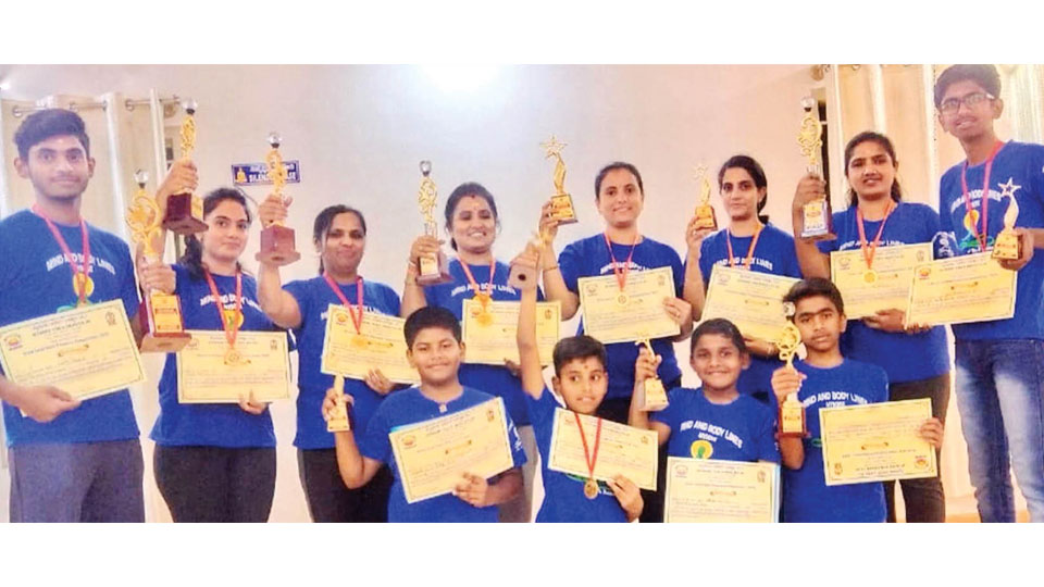 Prize-winners in State-level Yoga