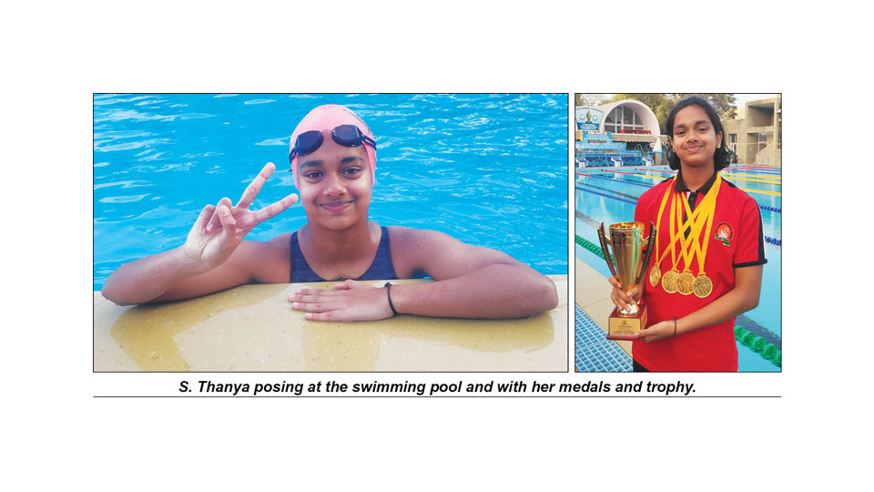 City swimmer wins four gold medals in Nationals